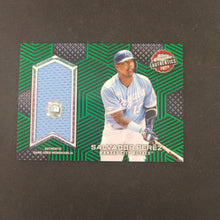 Load image into Gallery viewer, 2023 Topps Chrome Authentics Salvador Perez Green Jersey Relic Serial # /99
