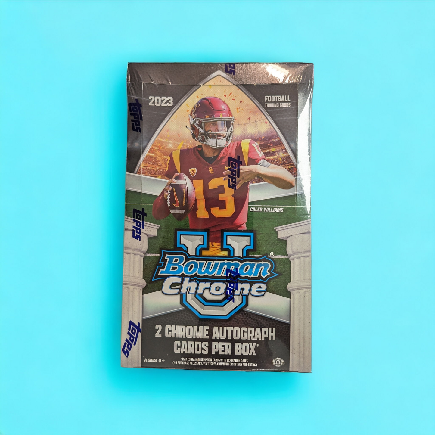 2023 Bowman Chrome University Football Hobby Box