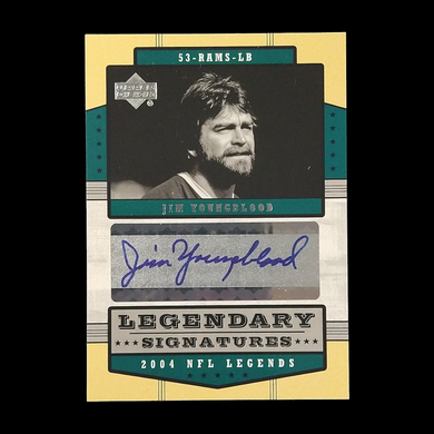 2004 Upper Deck Legends Jim Youngblood Autograph