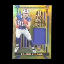 Load image into Gallery viewer, 2023 Panini Gold Standard Dalton Kincaid Newly Minted Rookie Jersey /399