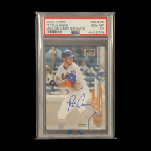 Load image into Gallery viewer, 2020 Topps Pete Alonso Million Card Rip Party Autograph PSA 10