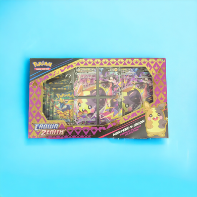 Pokémon Crown Zenith Morpeko VUnion + Playmat Box