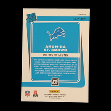 Load image into Gallery viewer, 2021 Panini Donruss Optic Amon Ra St Brown Rookie Pink Prizm
