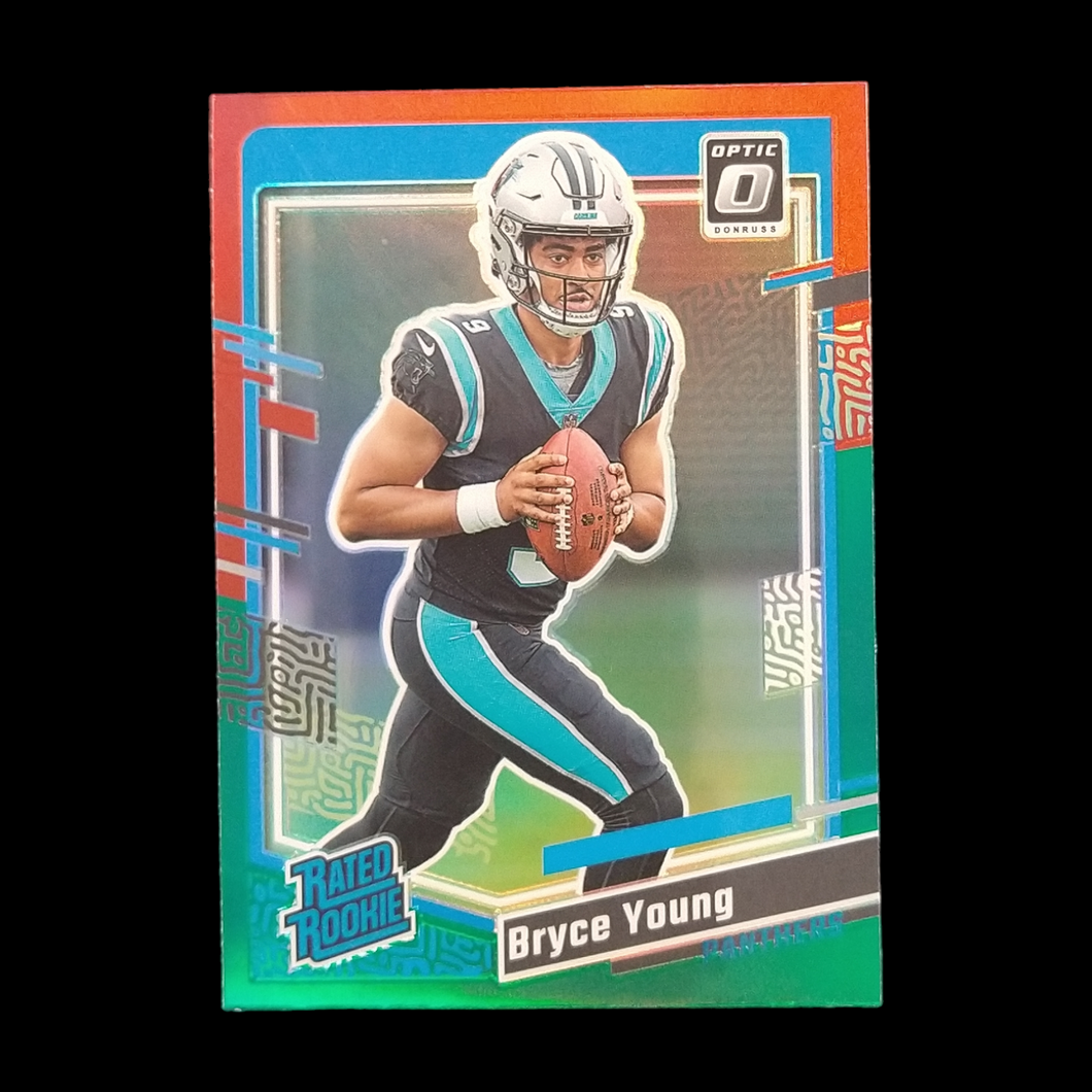 2023 Panini Optic Rated Rookie Preview Bryce Young Red Green Prizm