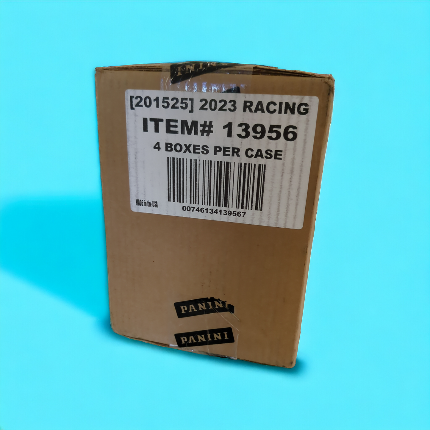 2023 Panini National Treasures Racing Hobby 4 Box Case