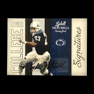 2009 Panini National Treasures Lydell Mitchell Autograph /99