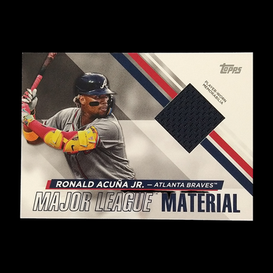 2024 Topps Series 1 Ronald Acuna Jr Jersey Relic