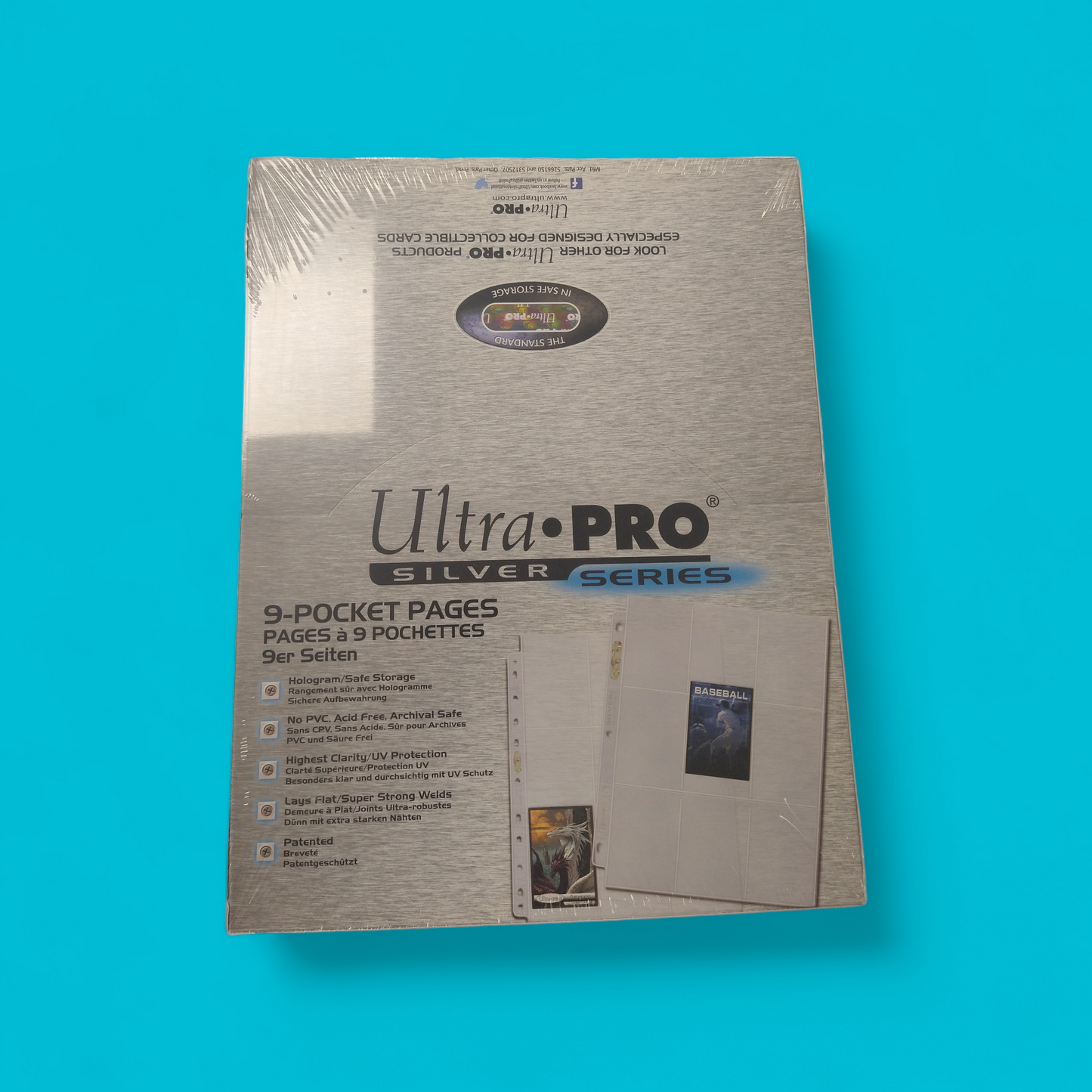 Ultra-Pro Silver 9 Pocket Page Box of 100