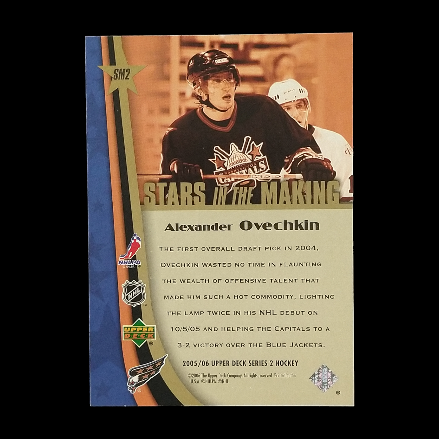 2005-06 Upper Deck Series 2 Alexander Ovechkin Stars in the making Rookie