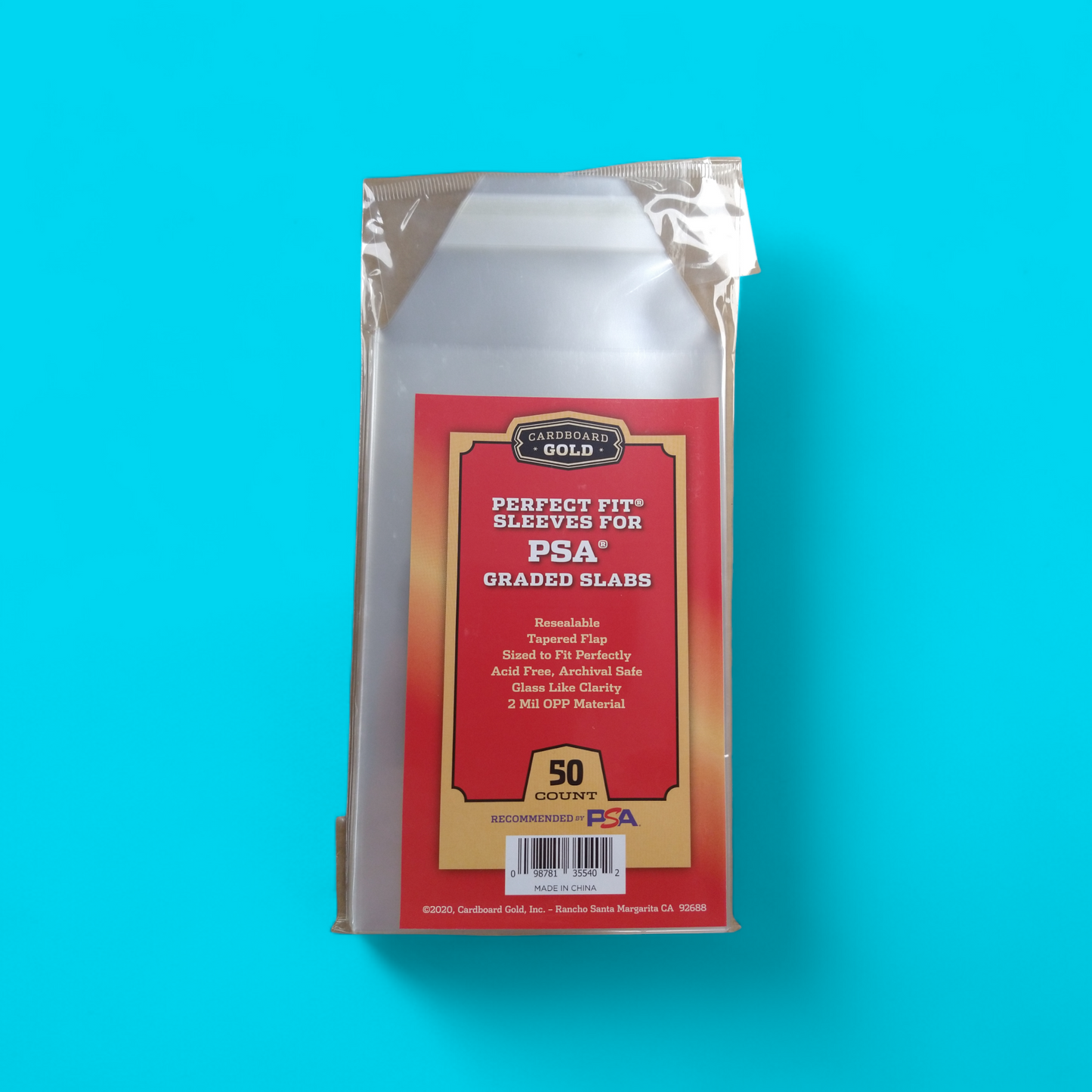 Cardboard Gold PSA Grades Slabs Sleeves Pack