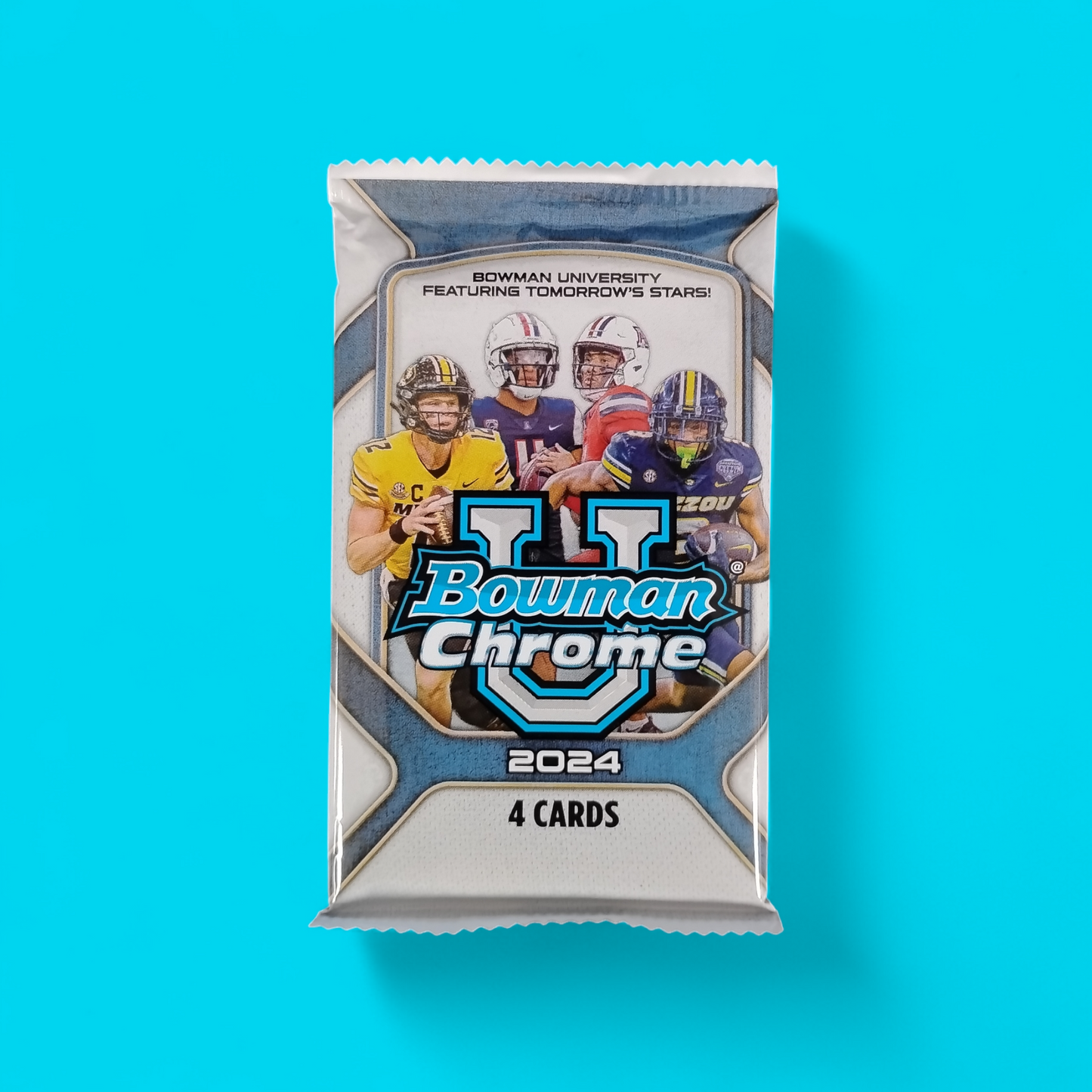 2024 Bowman Chrome University Football Blaster Pack