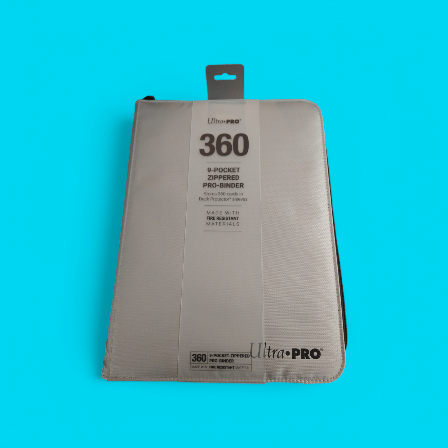Ultra pro 9 pocket zippered fire resistant 360 card binder