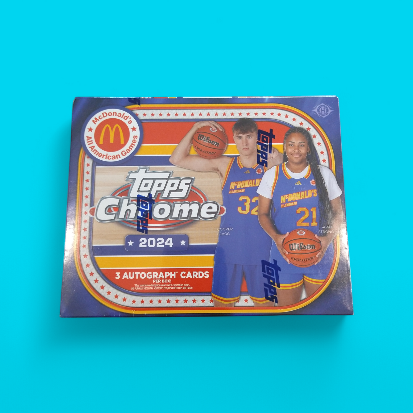 2024 Topps Chrome McDonalds All American Basketball Hobby Box