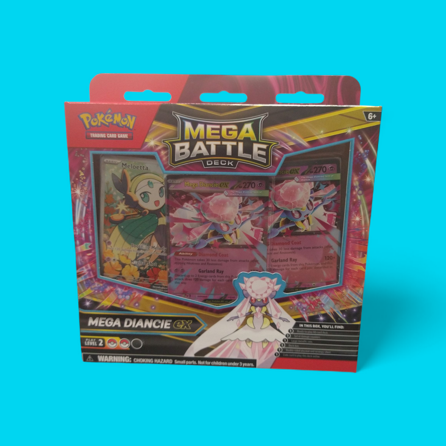 Pokemon Mega Battle Deck Diancie EX Box