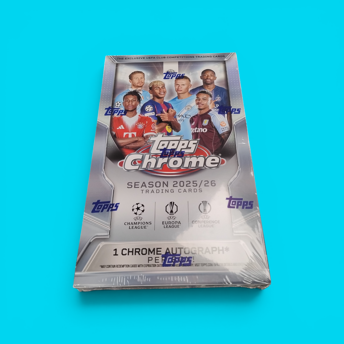 2025-26 Topps Chrome UEFA Soccer Hobby Box