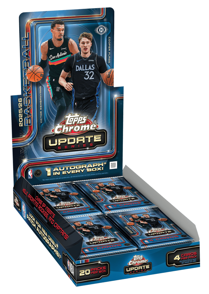 *PRE ORDER* 2025-26 Topps Chrome Update Basketball Hobby Box *Release 8/5/26*