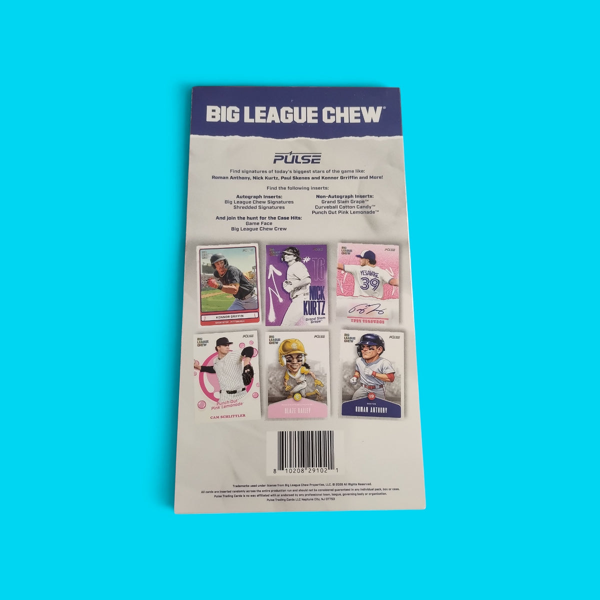 2026 Pulse Baseball Big League Chew Hobby Box