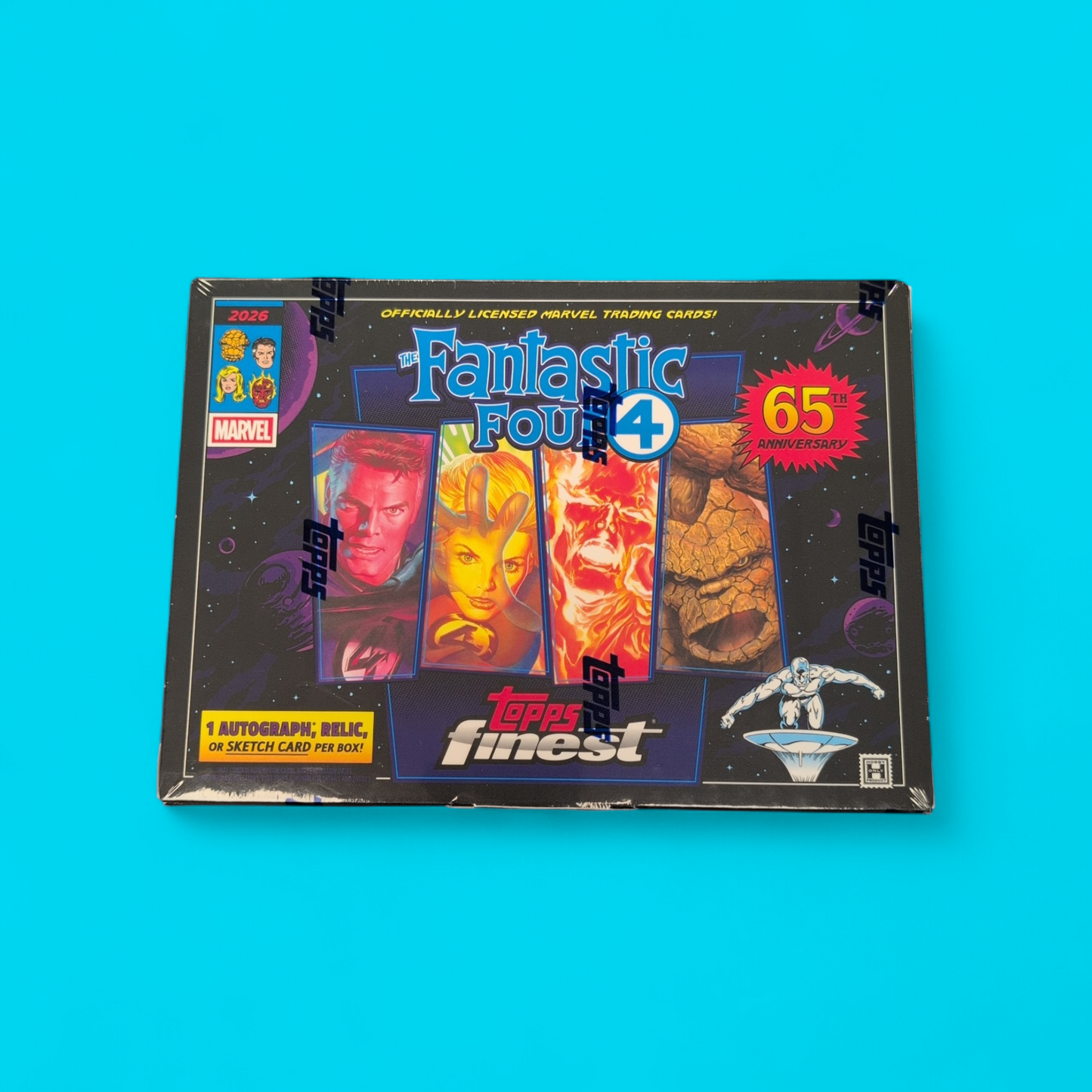 2025 Topps Finest Fantastic Four 4 Hobby Box