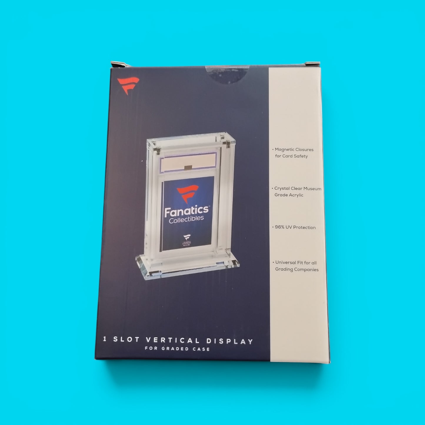 Fanatics 1 Slot Vertical Graded Slab Display