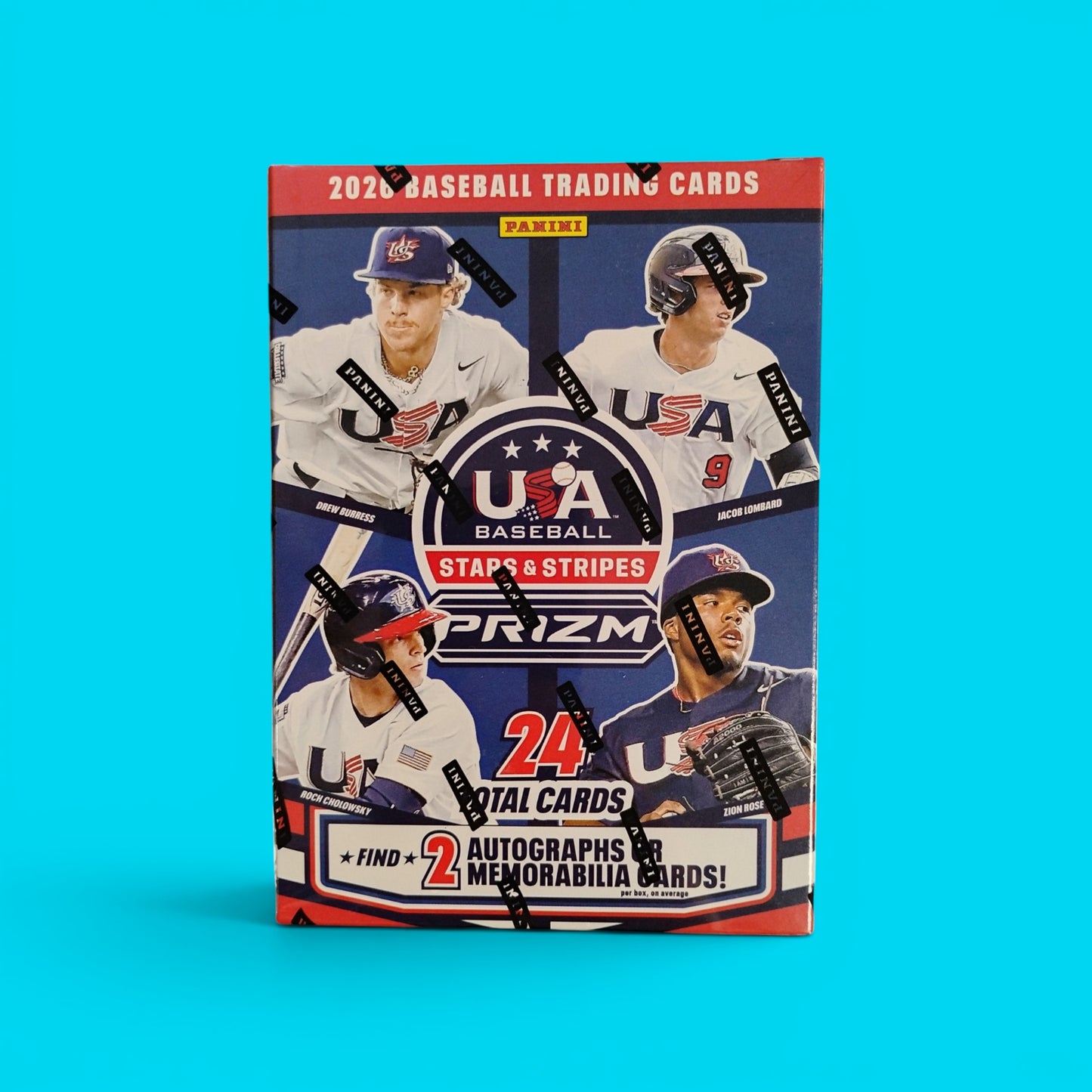 2026 Panini Prizm Stars & Stripes USA Baseball Blaster Box