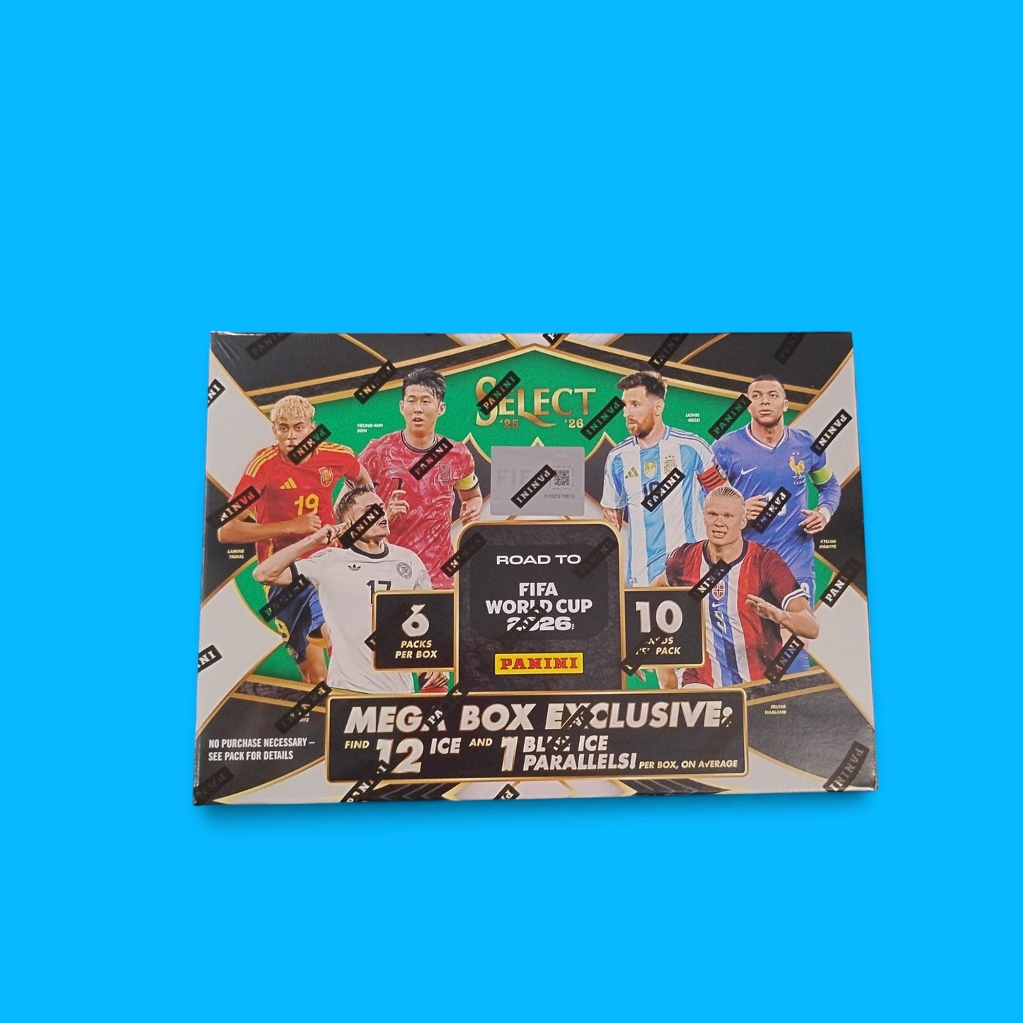 2025/26 Panini Select Road to FIFA World Cup Soccer Hobby Mega Box