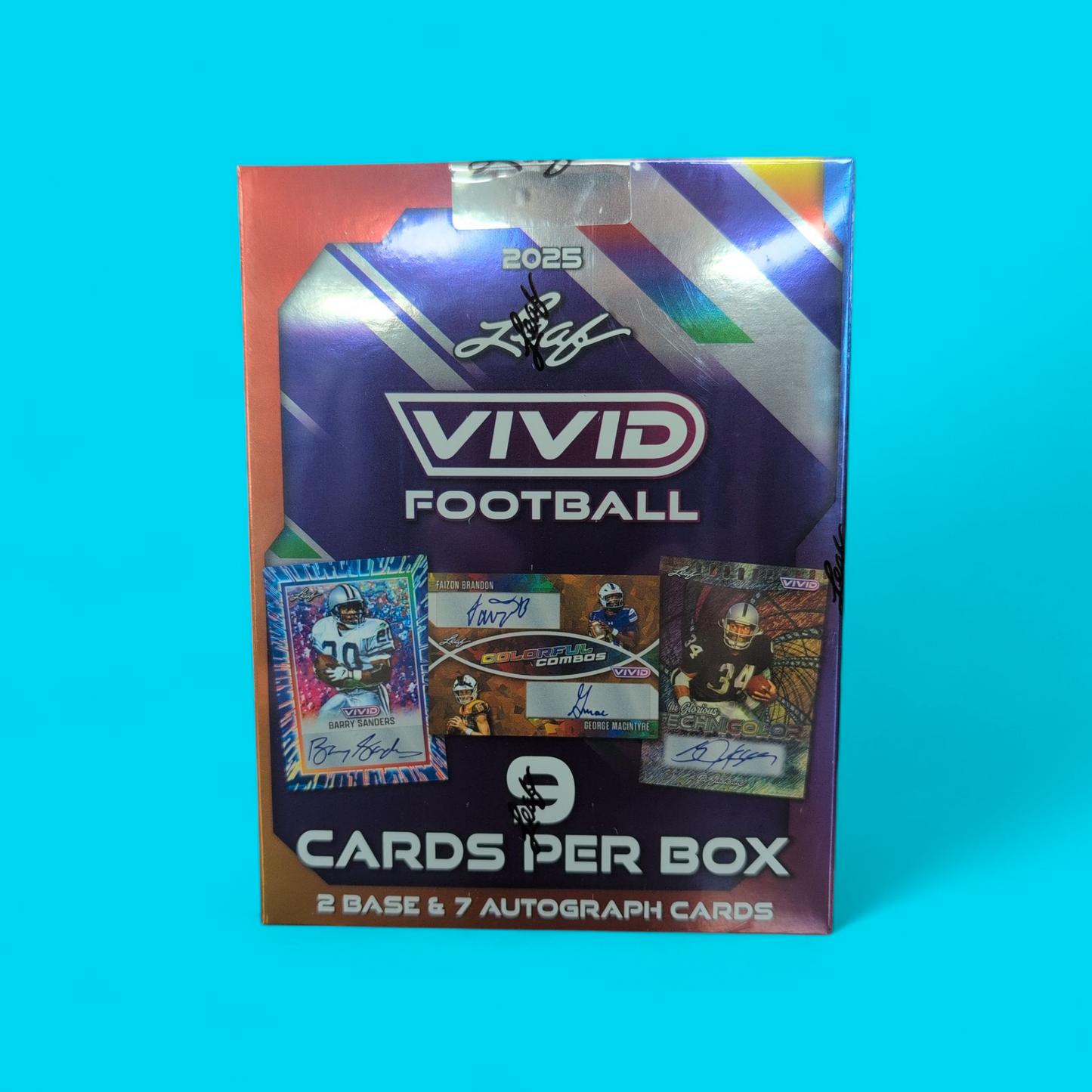 2025 Leaf Vivid Football Hobby Box