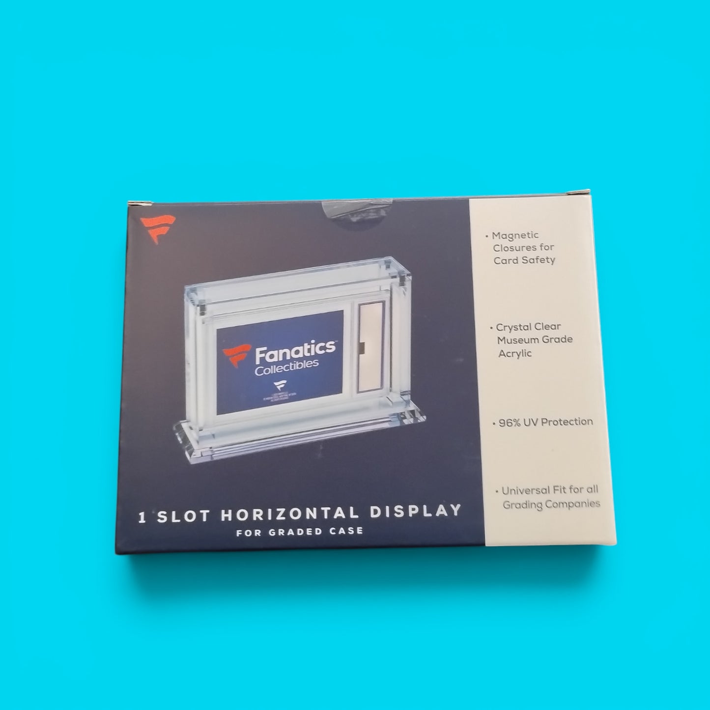 Fanatics 1 Slot Horizontal Graded Slab Display