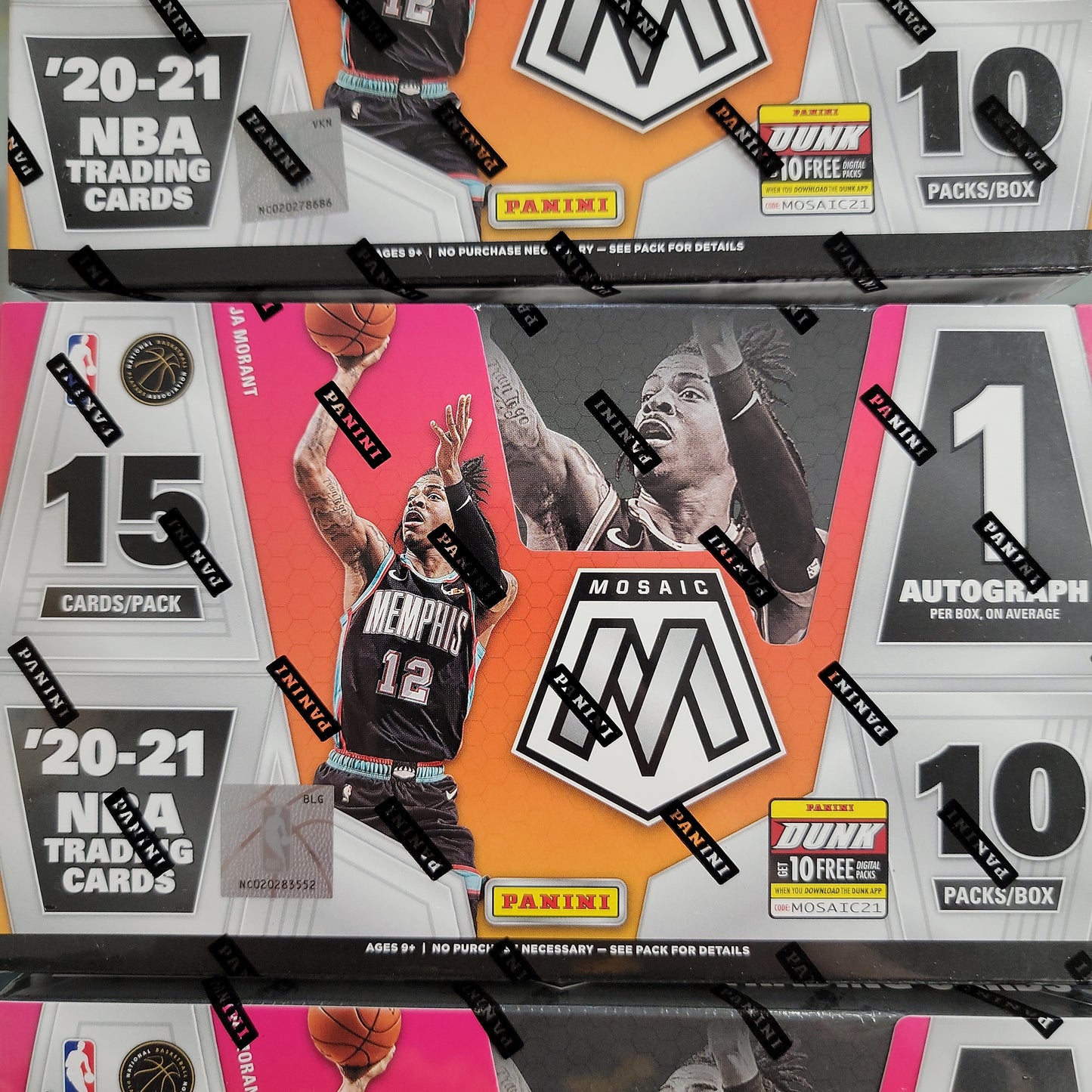 2020-21 Panini Mosaic Basketball Hobby Box