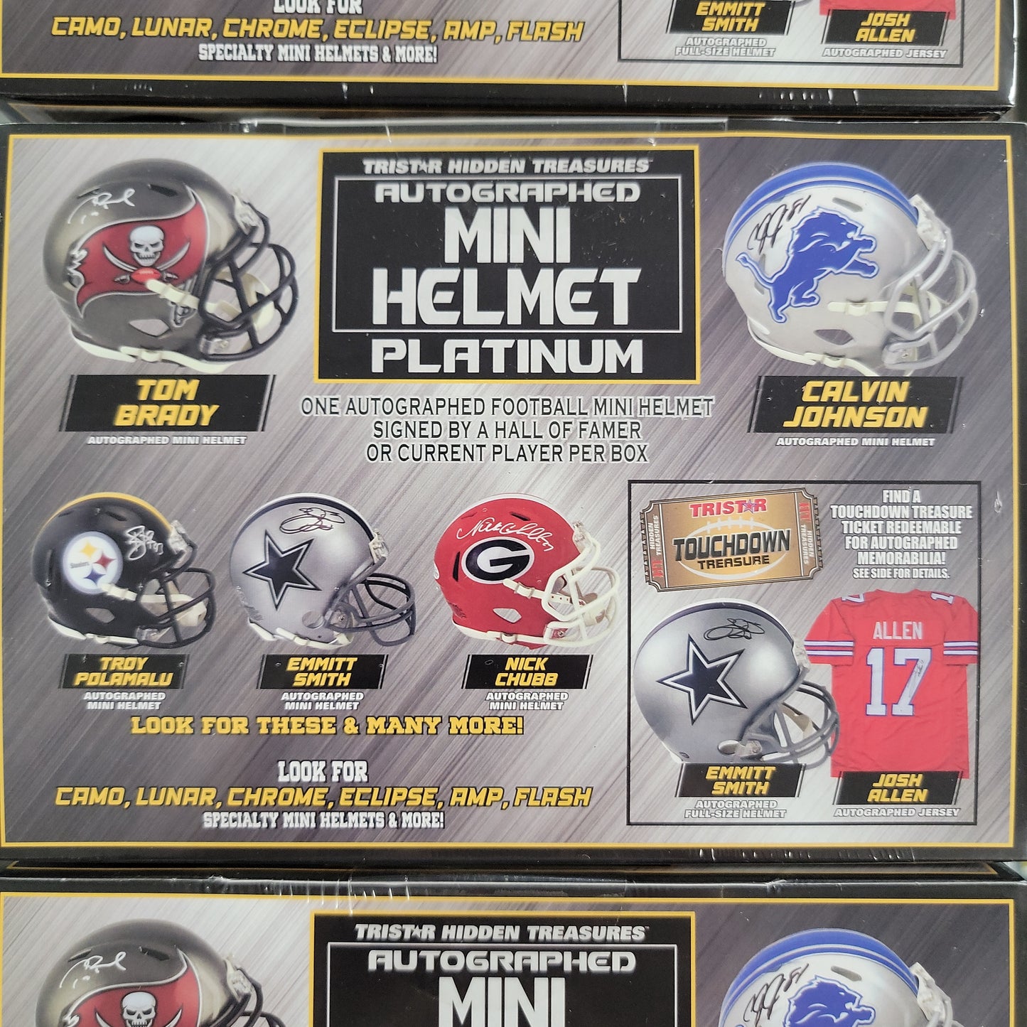 2021 TriStar Hidden Treasures Mini-Helmet Platinum Series Box