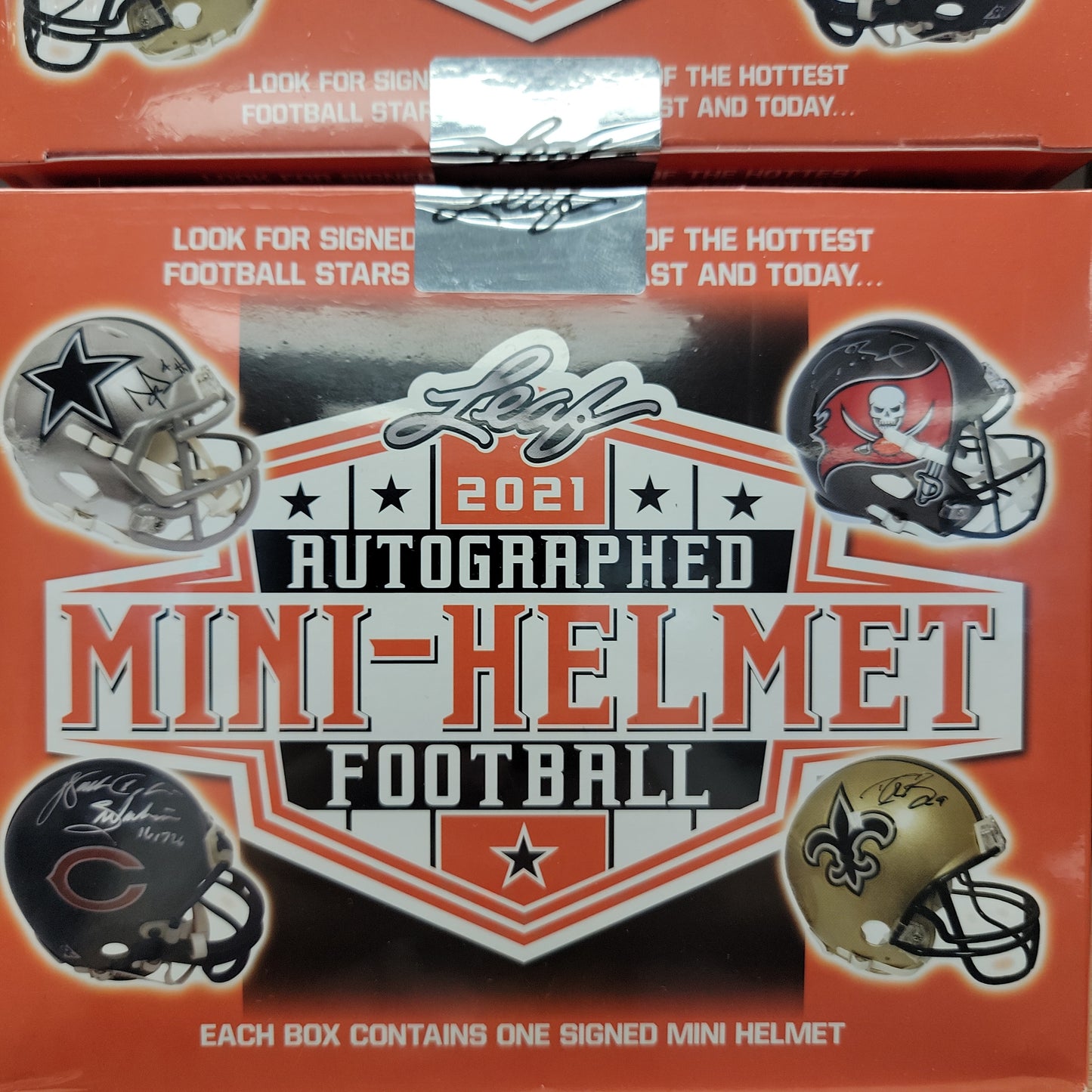 2021 Leaf Autographed Mini-Helmet Box