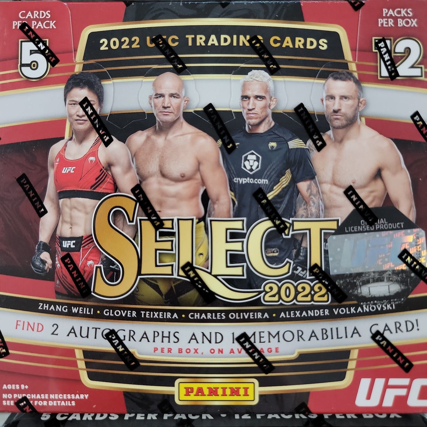 2022 Panini Select UFC Hobby Box