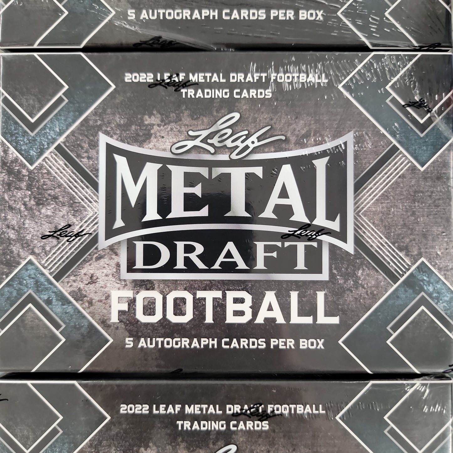 2022 Leaf Metal Draft Football Hobby Box