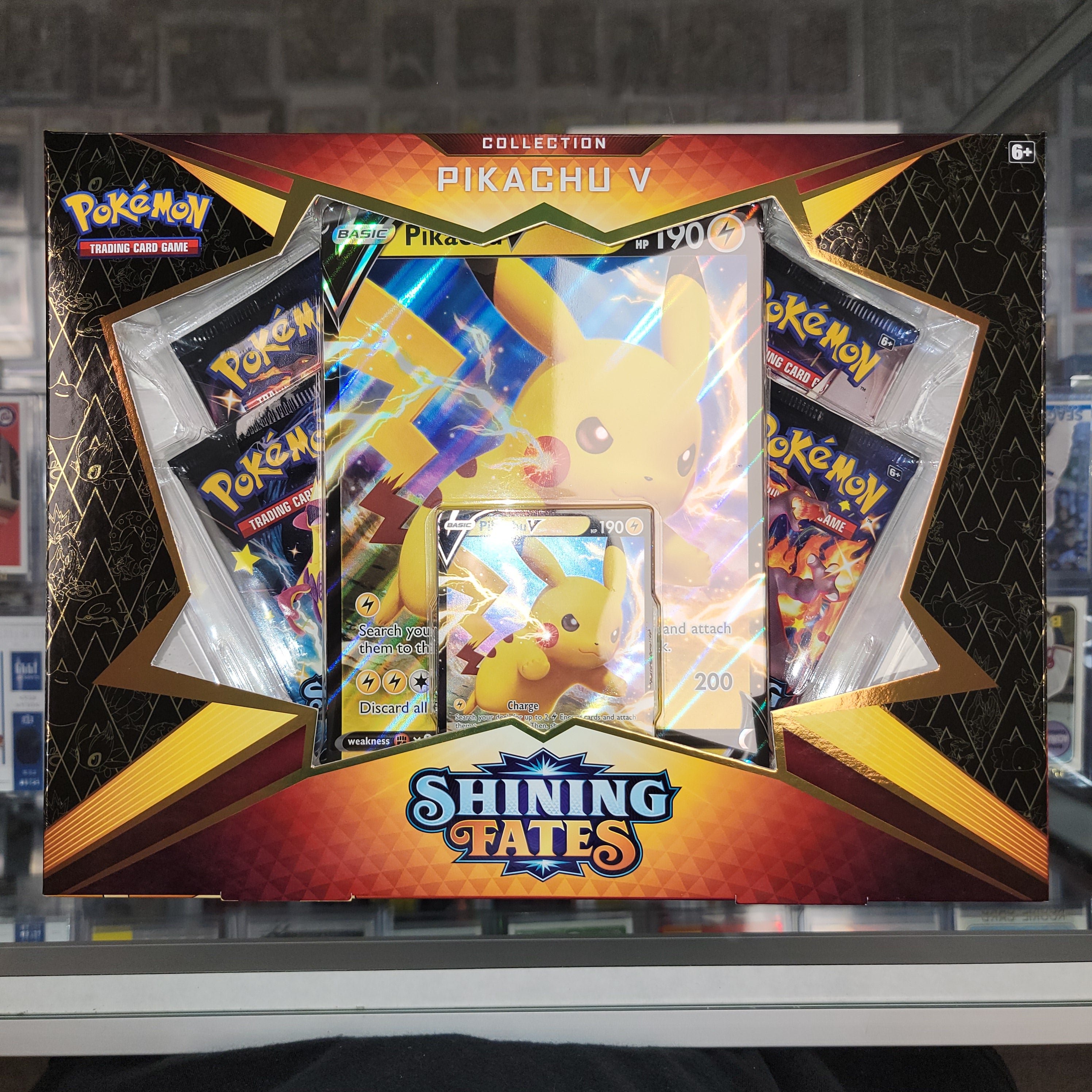 pokemon trading card game shining fates pikachu box Pokémon Shining Fates Pikachu V Box – SCJ