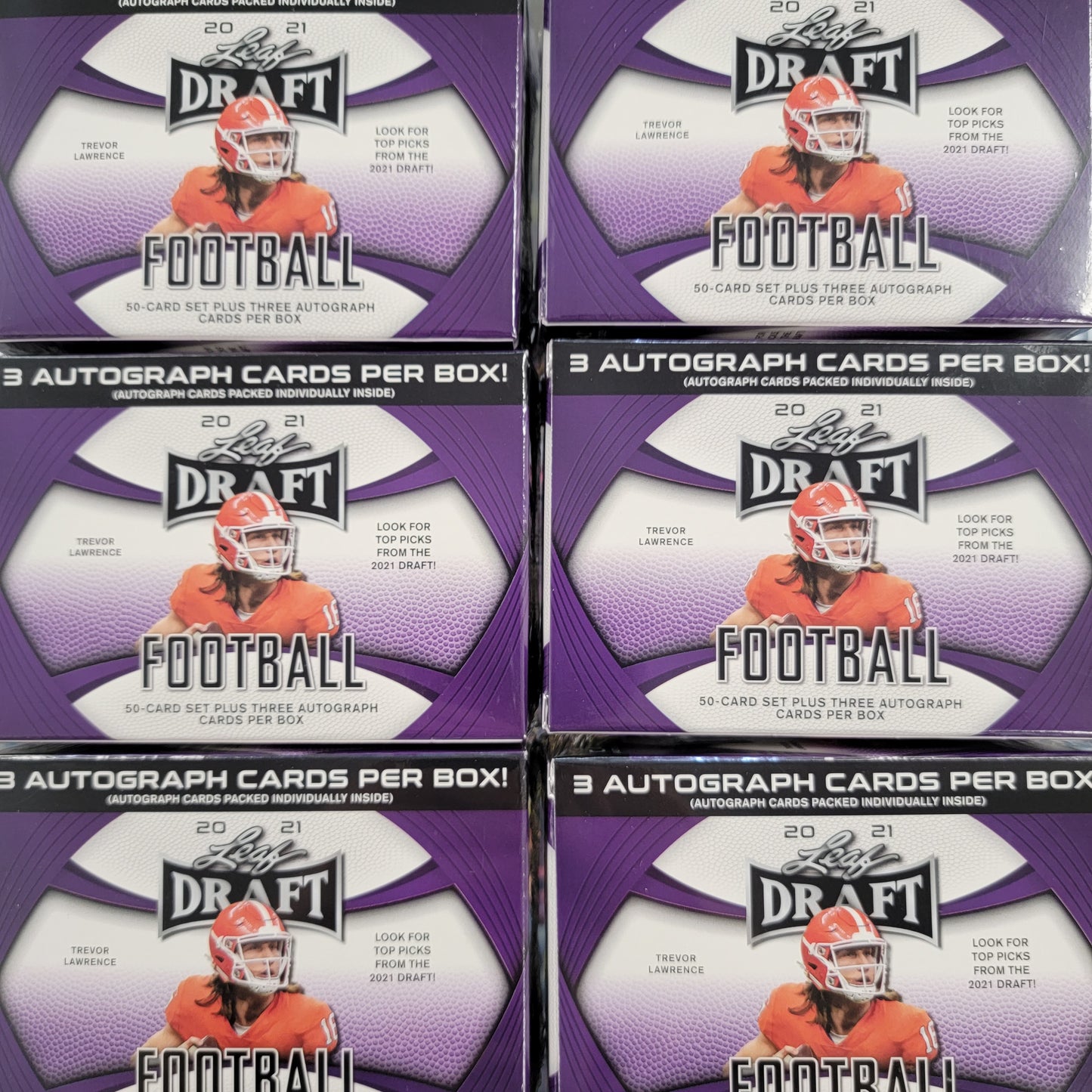 2021 Leaf Draft Football Blaster Box