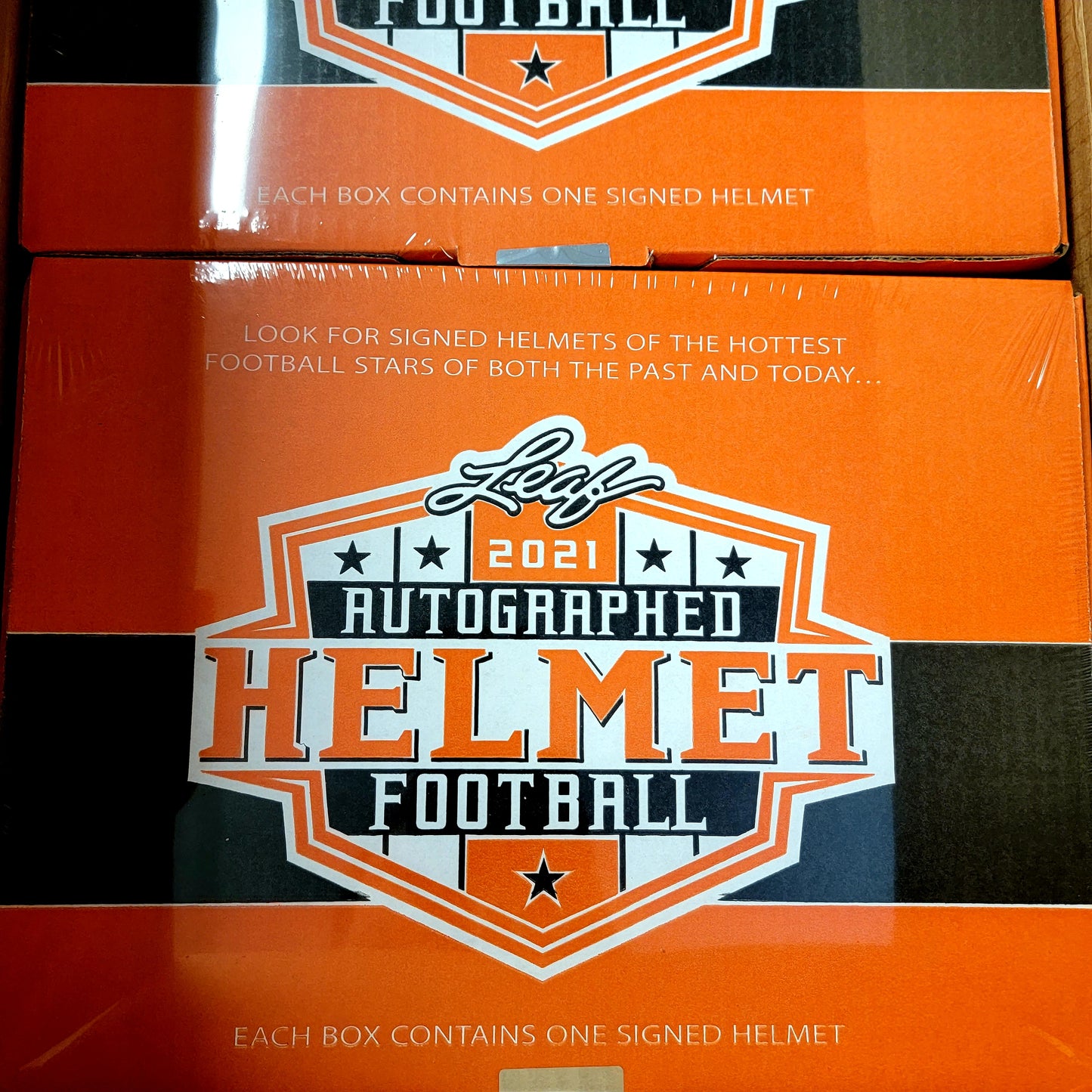 2021 Leaf Mystery Autographed Full Size Helmet