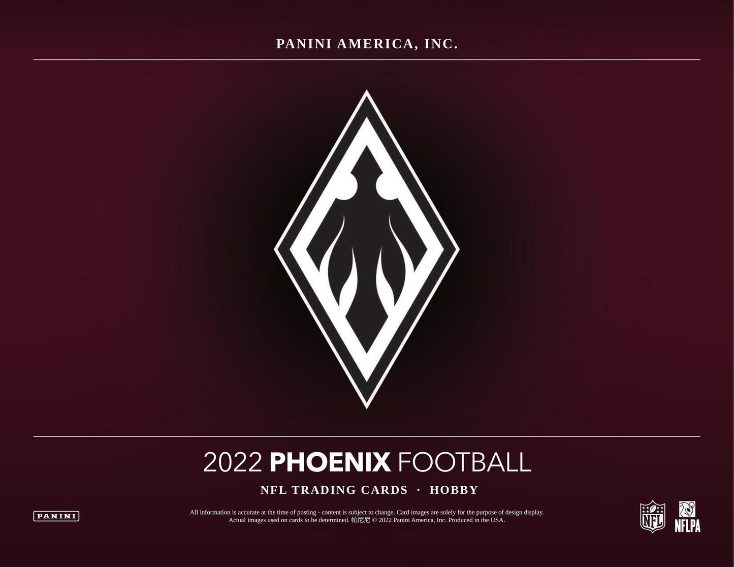 2022 Panini Phoenix Football Hobby Box