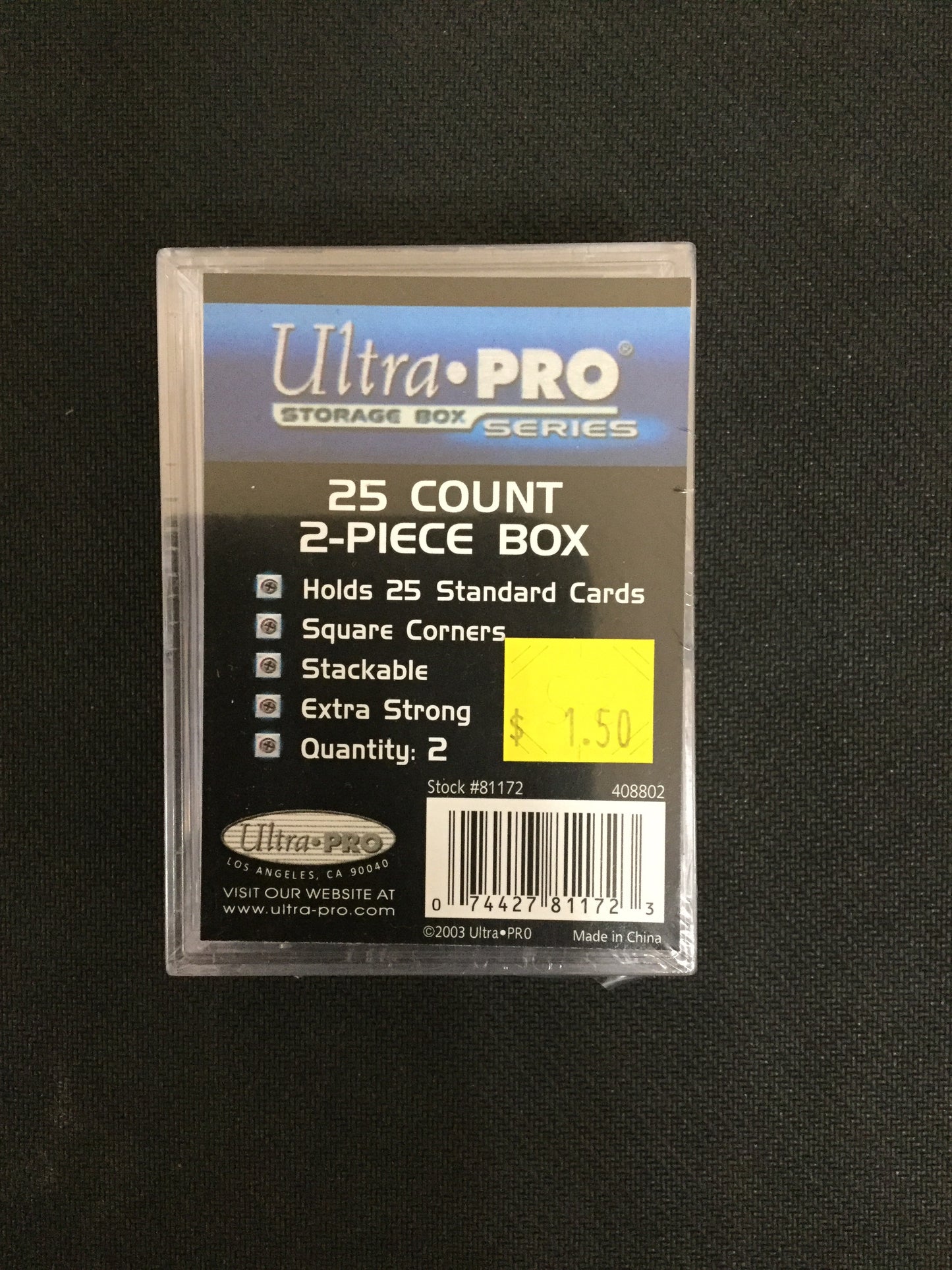 Ultra Pro 25 Count 2 Piece Box 2 Pack