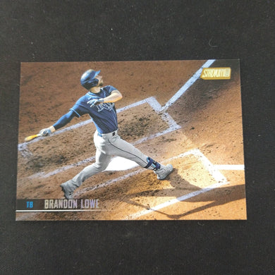 2021 Topps Stadium Club Brandon Lowe Gold Rainbow Foil 1/1