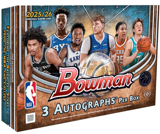 2025-26 Bowman Basketball Sealed 6 Delight Box Case