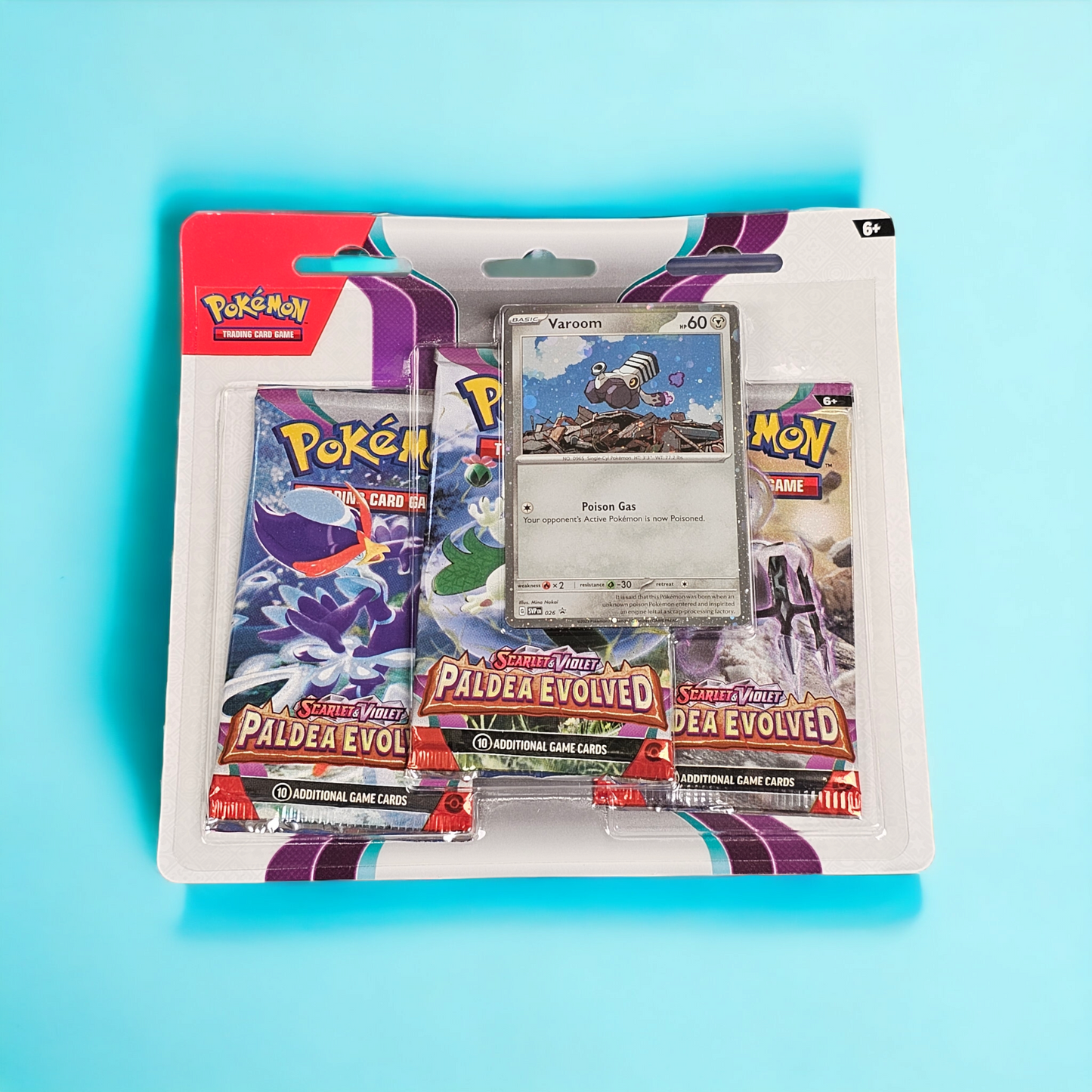 Pokémon Scarlet & Violet Paldea Evolved Booster Blister Pack (Styles Vary)