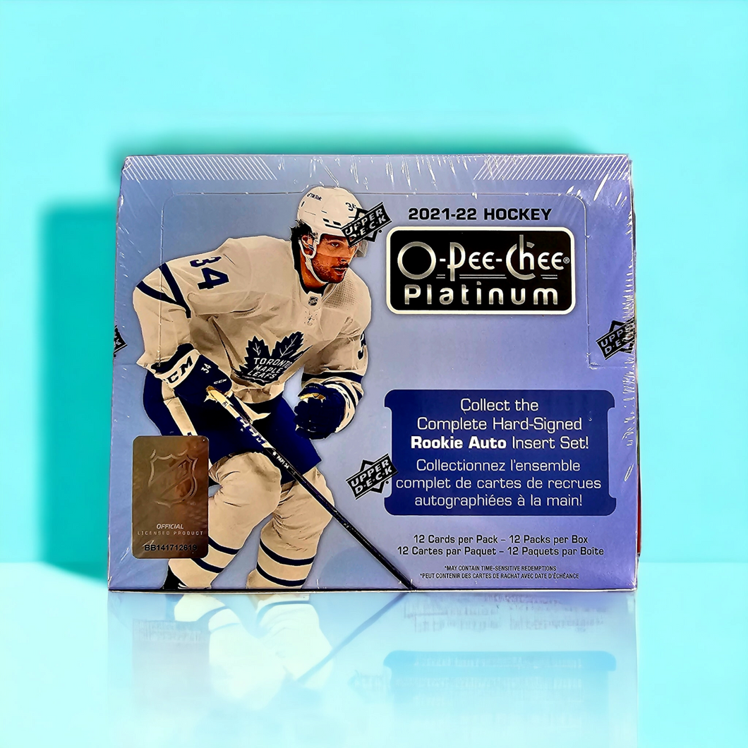 2021-22 Upper Deck O-Pee-Chee Platinum Hockey Hobby Box