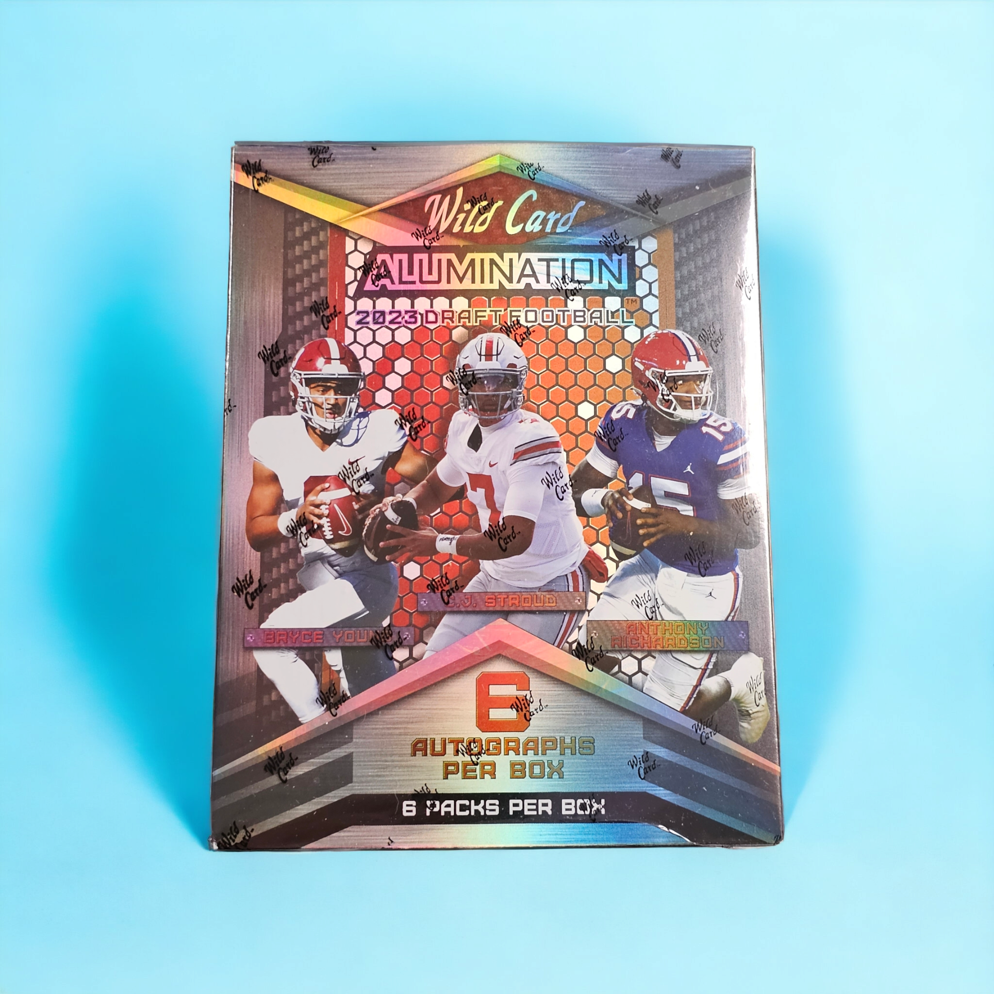 2023 Wild Card Alumination Draft Football Hobby Box