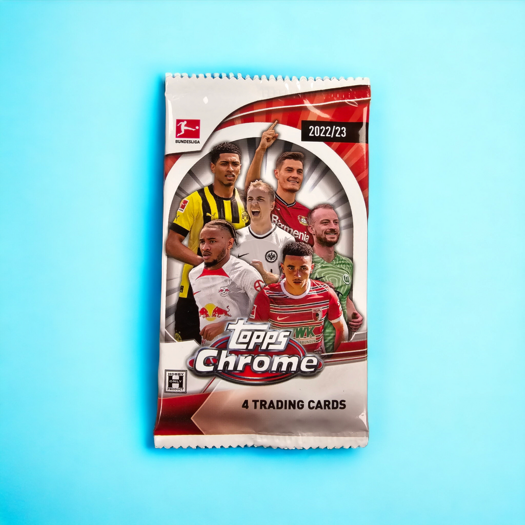 2022-23 Topps Chrome Bundesliga Soccer Hobby Pack