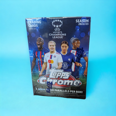 2022-23 Topps Chrome UEFA Women's Champions League Soccer Blaster Box