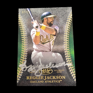 2018 Topps Tier One Reggie Jackson Silver Ink Autograph Serial # /10
