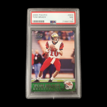 Load image into Gallery viewer, 2000 Pacific Tom Brady #403 PSA 7 Rookie