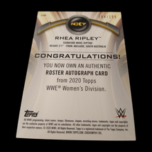 Load image into Gallery viewer, 2020 Topps NXT Rhea Ripley Rookie On Card Autograph Serial # 104/199