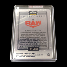 Load image into Gallery viewer, 2022 Panini Impeccable Randy Orton Stainless Stars On Card Autograph Serial # 51/99
