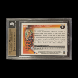 2010 Topps Buster Posey Rookie #2 BGS 9.5 Gem Mint