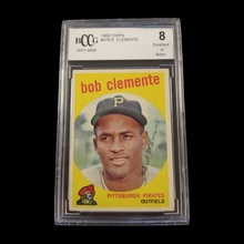 Load image into Gallery viewer, 1959 Topps Roberto Clemente #478 BCCG 8